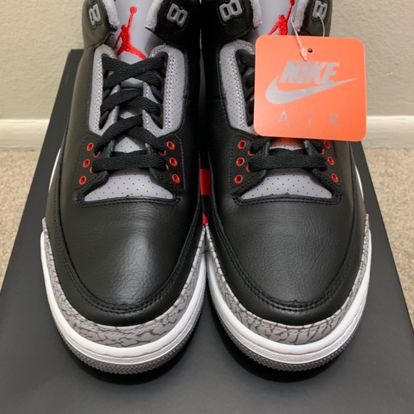 Jordan Retro 3 Black Cement(2024) Size 11 Brand New - Picture 4 of 14
